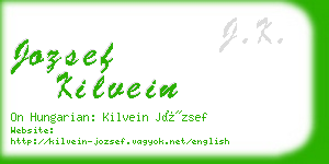 jozsef kilvein business card